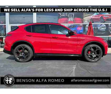 2024 Alfa Romeo Stelvio Ti Sport AWD! is a Red 2024 Alfa Romeo Stelvio Ti SUV in Greer SC