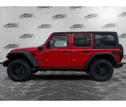 2024 Jeep Wrangler Willys 4xe is a Red 2024 Jeep Wrangler SUV in Simi Valley CA