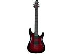 Schecter Guitar Research Demon-6 Electric Guitar Crimson Red Burst