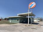 Rapid City, Commercial Block Building in with new roof.