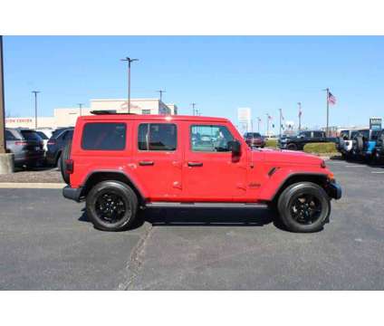 2020UsedJeepUsedWrangler UnlimitedUsed4x4 is a Red 2020 Jeep Wrangler Unlimited Sahara SUV in Greenwood IN
