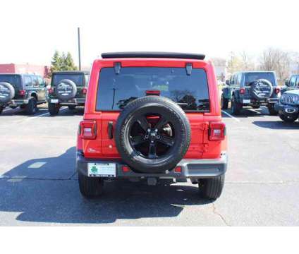 2020UsedJeepUsedWrangler UnlimitedUsed4x4 is a Red 2020 Jeep Wrangler Unlimited Sahara SUV in Greenwood IN