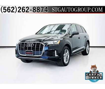 2020 Audi Q7 55 Premium quattro is a Black 2020 Audi Q7 3.6 Trim SUV in Bellflower CA