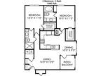 2 Floor Plan 2x2 - Camden Addison, Addison, TX