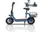 Folding Electric Bike Adult Sports Scooter with Seat Electric Moped Commuter