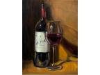 Josh Wine By NOAH VERRIER Still life oil painting, Signed print