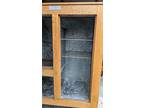 Early 20th Century Antique Oak Ice Box Turned into Shelving