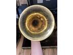 Vintage Getzen Elkhorn Trumpet With Case