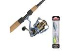 Spinning Rod Reel Combo Bait Kit High Quality Cork Tac Grip Suitable Fresh Water