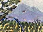 Original Acrylic Painting “Purple Mountain”