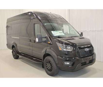 2023 Ford Transit-350 High Roof Extended Cargo Van Transit Trail Package is a Black 2023 Ford Transit-350 Van in Canfield OH