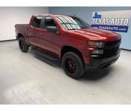 2021 Chevrolet Silverado 1500 Custom Trail Boss is a Red 2021 Chevrolet Silverado 1500 Custom Truck in Houston TX