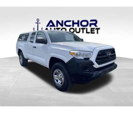 2018 Toyota Tacoma SR5 is a White 2018 Toyota Tacoma SR5 Truck in Cary NC