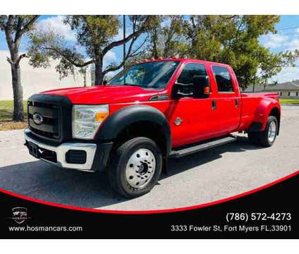 2016 Ford F450 Super Duty Crew Cab for sale is a Red 2016 Ford F-450 Car for Sale in Fort Myers FL