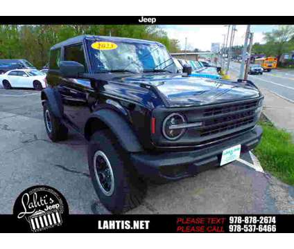 2023UsedFordUsedBroncoUsed2 Door Advanced 4x4 is a Black 2023 Ford Bronco Car for Sale in Leominster MA