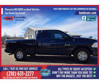 2018 Ram 1500 Quad Cab for sale is a Blue 2018 RAM 1500 Model Car for Sale in Wadena MN