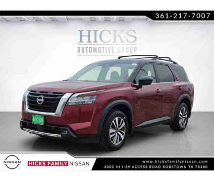 2024NewNissanNewPathfinderNew2WD is a Black, Red 2024 Nissan Pathfinder Car for Sale in Robstown TX