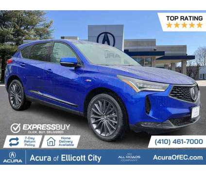 2024 Acura RDX w/A-Spec Advance Package is a Blue 2024 Acura RDX Car for Sale in Ellicott City MD