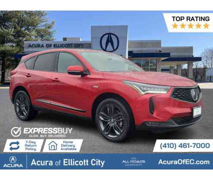 2024 Acura RDX w/A-Spec Package is a Red 2024 Acura RDX Car for Sale in Ellicott City MD