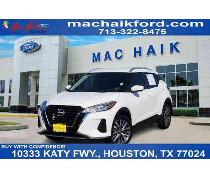 2023 Nissan Kicks SV is a White 2023 Nissan Kicks SV Car for Sale in Houston TX