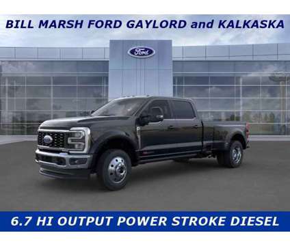2024 Ford Super Duty F-450 DRW LARIAT is a Black 2024 Ford Car for Sale in Traverse City MI
