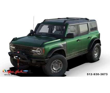 2024 Ford Bronco Everglades is a Green 2024 Ford Bronco Car for Sale in Georgetown TX