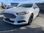 2016 Ford Fusion SE 1 5L EcoBoost 4 Cyl White, LOW MILES, BACKUP CAM