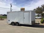 2019 Wells Cargo RF716T2 7X16 7K TANDEM AXLER ENCLOSED CARGO TRAIL