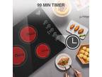 Electric Radiant Cooktop 36 in Built-in 5 Burner Electric Stove Top 240V 8000W