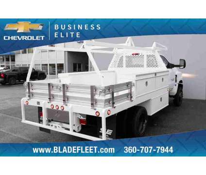 2023 Chevrolet Silverado 5500HD Work Truck 4WD 84&quot; CA is a White 2023 Chevrolet Silverado Truck in Mount Vernon WA