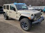 Salvage 2022 Jeep Wrangler RUBICON 4XE for Sale