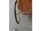 Vintage Italian Two- Tier Lacquered Drop Leaf Bar wCart /Service Trolley
