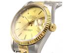 1993 Rolex Datejust Two-Tone 16233, 36mm, Champagne Dial, 18K & Steel Watch