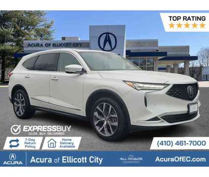 2024 Acura MDX w/Technology Package is a Silver, White 2024 Acura MDX Car for Sale in Ellicott City MD