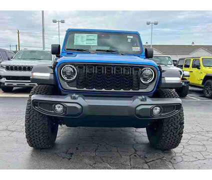 2024 Jeep Wrangler Willys is a Blue 2024 Jeep Wrangler Car for Sale in Pataskala OH