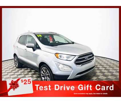 2018 Ford EcoSport Titanium is a Silver 2018 Ford EcoSport Titanium Car for Sale in Tampa FL