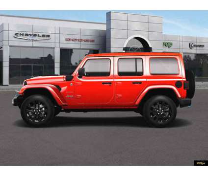 2024 Jeep Wrangler Sahara 4xe is a Red 2024 Jeep Wrangler Sahara Car for Sale in Wilkes Barre PA