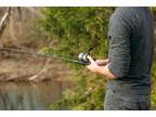 Zebco 6' 2 Piece Combo,33 Spincasting Rod and Reel Combo,New