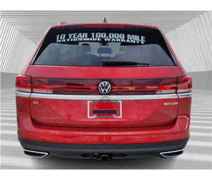 2024 Volkswagen Atlas 2.0T SE w/Technology is a Red 2024 Volkswagen Atlas 2.0T SE SUV in Fort Lauderdale FL