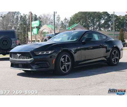 2024 Ford Mustang EcoBoost Premium is a Black 2024 Ford Mustang EcoBoost Premium Coupe in Greenville NC