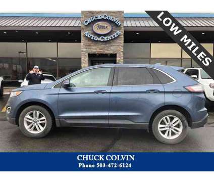 2018 Ford Edge SEL is a Blue 2018 Ford Edge SEL Car for Sale in Mcminnville OR