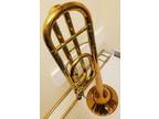 Conn 88H F-trigger String Linkage #493xxx 8 1/2" Rose Bell Trombone