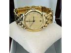 Men’s Chaumet Paris Elysees Solid 18k Gold Watch 32mm ~ 124 Grams