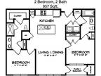 1 Floor Plan 2x2 - Mont, Austin, TX