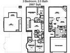 4 Floor Plan 3x2.5 TH - San Brisas, Houston, TX