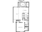 3 Floor Plan 1x1 - Frederick, San Antonio, TX