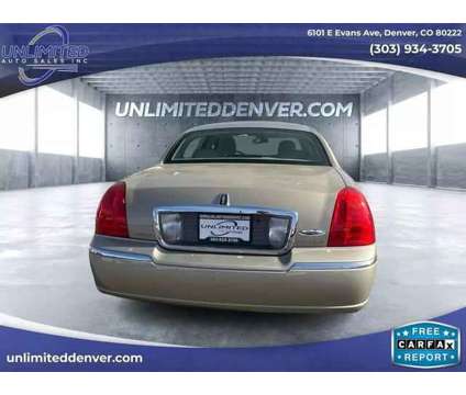 2008 Lincoln Town Car for sale is a Tan 2008 Lincoln Town Car Car for Sale in Denver CO