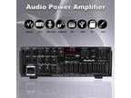 2000W 2 Channel Amp Stereo Amplifier Home Theater Audio Power Remote Control New