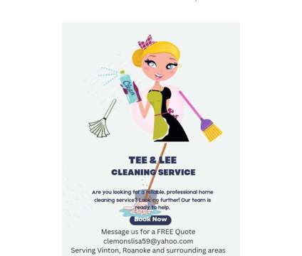 Tee &amp; Lee Cleaning Services is a Other Announcements listing in Vinton VA