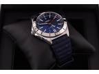 Breitling Chronomat 40 GMT Blue A32398 $5950 Retail